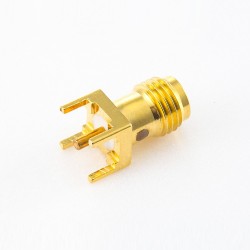 SMA PCB Connector Female Straight DIP Type