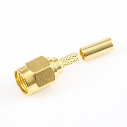 SMA RG174/RG316/LMR100 Connector Male Straight Crimp Type
