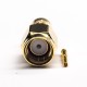 SMA Straight RP Male Connector Female Pin Crimp Type Gold Plating SMA Straight RP Male Connector Female Pin Crimp Type Gold Plating
