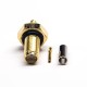 SMA Waterproof Connector 180 Degree Female Crimp Type for RG178 Waterproof SMA Waterproof Connector 180 Degree Female Crimp Type for RG178 Waterproof