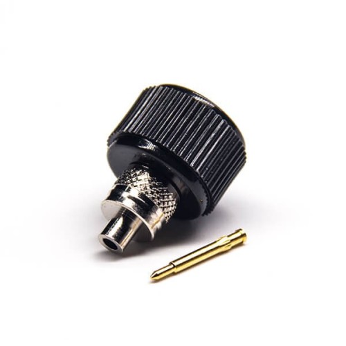 Solder Type Male Connector SMA Straight Solder Type with Black Plastic Shell Solder Type Male Connector SMA Straight Solder Type with Black Plastic Shell