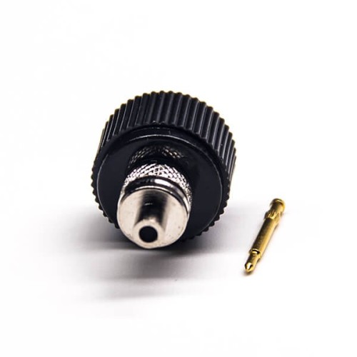 Solder Type Male Connector SMA Straight Solder Type with Black Plastic Shell Solder Type Male Connector SMA Straight Solder Type with Black Plastic Shell
