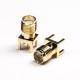 Threaded Type SMA Connector 180 Degree Female Through Hole for PCB Mount Threaded Type SMA Connector 180 Degree Female Through Hole for PCB Mount