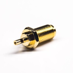 Window Solder Type SMA Connector Female Straight for Coaxial Cable