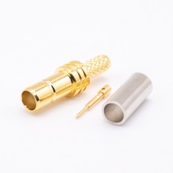 20pcs SMB Connector Female Straight Crimp Type for Coaxial Cable