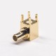 Female SMB Angled Throegh Hole Connector for PCB Mount Female SMB Angled Throegh Hole Connector for PCB Mount