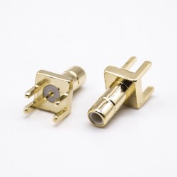 Plate Edge SMB Male Straight for PCB Connector