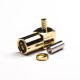 RF Connector SMB Type 90 Degree Male Crimp Type for Coaxial Cable RF Connector SMB Type 90 Degree Male Crimp Type for Coaxial Cable