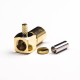 RF Connector SMB Type 90 Degree Male Crimp Type for Coaxial Cable RF Connector SMB Type 90 Degree Male Crimp Type for Coaxial Cable