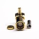 RF Connector SMB Type 90 Degree Male Crimp Type for Coaxial Cable RF Connector SMB Type 90 Degree Male Crimp Type for Coaxial Cable