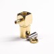 RF Connector SMB Type 90 Degree Male Crimp Type for Coaxial Cable RF Connector SMB Type 90 Degree Male Crimp Type for Coaxial Cable