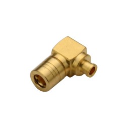 Right Angle SMB Connector Male Solder Type for Cable UT085