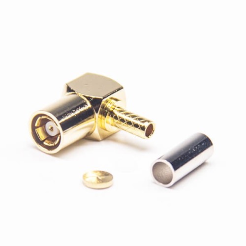 Right Angle SMB Male Crimp Type For Rg174 Cable Right Angle SMB Male Crimp Type For Rg174 Cable