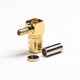 SMB Coaxial Connector 90 Degree Male Crimp Type for Coaxial Cable SMB Coaxial Connector 90 Degree Male Crimp Type for Coaxial Cable