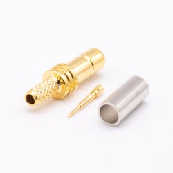 SMB Connector Female Straight Crimp Type for Coaxial Cable