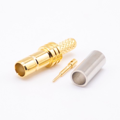 SMB Connector Female Straight Crimp Type for Coaxial Cable SMB Connector Female Straight Crimp Type for Coaxial Cable