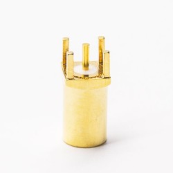 SMB Connector Straight Through Hole Male for PCB Mount