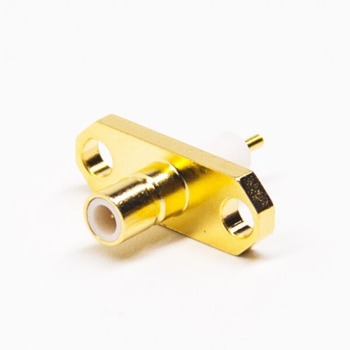 SMB Female Connectors Straight 2 Hole Flange Solder Type for Cable SMB Female Connectors Straight 2 Hole Flange Solder Type for Cable