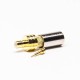 SMB Male 180 Degree Straight Crimp Type for Coaxial Cable SMB Male 180 Degree Straight Crimp Type for Coaxial Cable