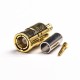 SMB Male Straight Connector Crimp Type for Coaxial Gold Plating SMB Male Straight Connector Crimp Type for Coaxial Gold Plating