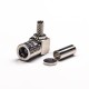 SMB Plug Connector Right Angled Crimp Type for Cable Nickel Plating SMB Plug Connector Right Angled Crimp Type for Cable Nickel Plating