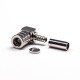 SMB Plug Connector Right Angled Crimp Type for Cable Nickel Plating SMB Plug Connector Right Angled Crimp Type for Cable Nickel Plating
