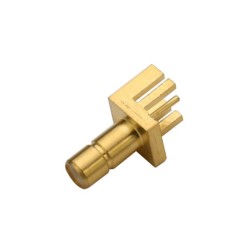 SMB Straight Connector 75 Ohm Female for Edge Mount