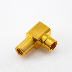 Right Angle SSMB Connector Socket Solder Type Cable Semi-soft/semi-rigid-3
