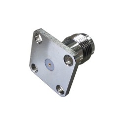 20pcs TNC Connector 4Hole Square Flange Sraight Jack for Panel Mount