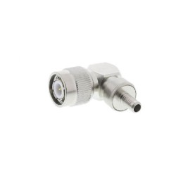 20pcs TNC Male Connector Straight 47 x 17.5 mm 50Ω Cable Mount for RG213/U