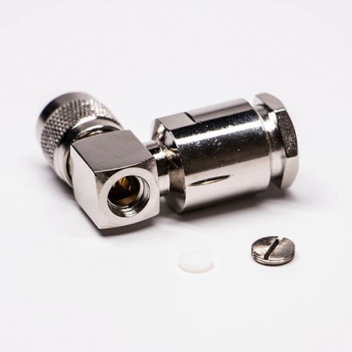 TNC Connector 90 Degree Clamp Type For Cable LMR400 TNC Connector 90 Degree Clamp Type For Cable LMR400