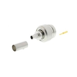 TNC Connector Crimp Straight 50Ω Cable Mount Termination Male for RG223/U