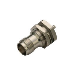 TNC Connector for RG 400 Bulkhead Straight Female with Panel Mount for Cable RG142