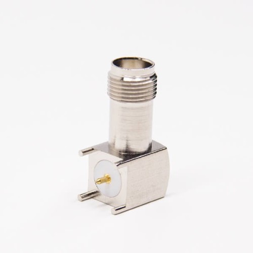 TNC Connector Types Female 90 Degree Through Hole for PCB Mount TNC Connector Types Female 90 Degree Through Hole for PCB Mount