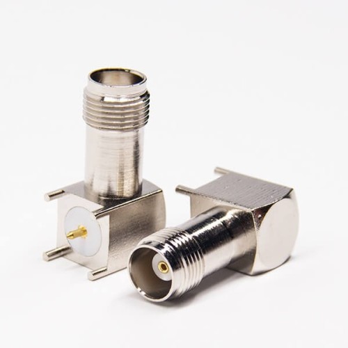TNC Connector Types Female 90 Degree Through Hole for PCB Mount TNC Connector Types Female 90 Degree Through Hole for PCB Mount