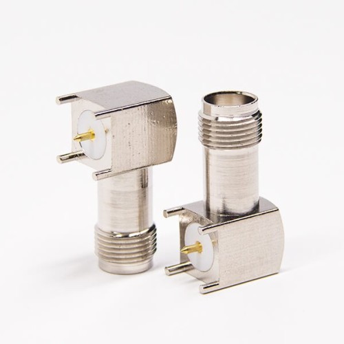 TNC Connector Types Female 90 Degree Through Hole for PCB Mount TNC Connector Types Female 90 Degree Through Hole for PCB Mount