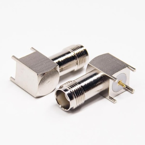 TNC Connector Types Female 90 Degree Through Hole for PCB Mount TNC Connector Types Female 90 Degree Through Hole for PCB Mount