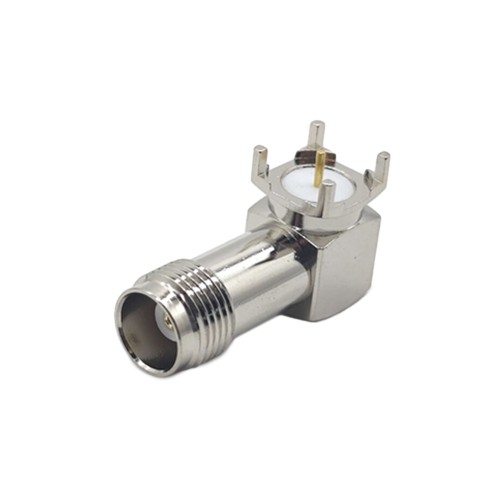 TNC Connector Types Female 90 Degree Through Hole for PCB Mount TNC Connector Types Female 90 Degree Through Hole for PCB Mount