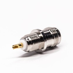 TNC Female Bulkhead Connector Panel Mount Female 180 Degree Solder Type for Coaxial Cable