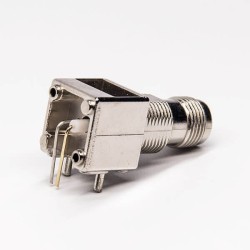 TNC Jack Connector Angled for PCB Mount