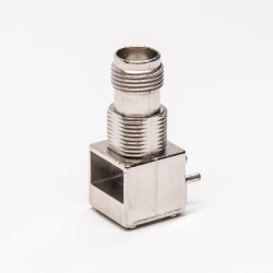 TNC Jack Connector Angled for PCB Mount