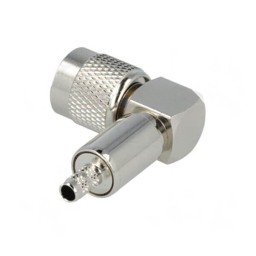 TNC Male Angled 90° 50Ω Crimped for Cable TNC Male Angled 90° 50Ω Crimped for Cable