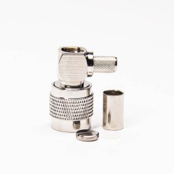 TNC Male Connector Right Angle Crimp Type with LMR240
