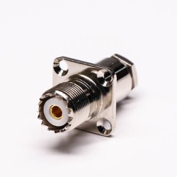 20pcs UHF Connector Jack Straight Clamp Type for Flange Mount