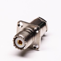 20pcs UHF Connector Jack Vertical and Clamp Type for Flange Mount