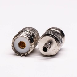 20pcs UHF Crimp Connectors Female Crimp Type with Knurl for Cable