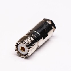 20pcs UHF Female Coaxial Connector Straight Clamp Type for Cable