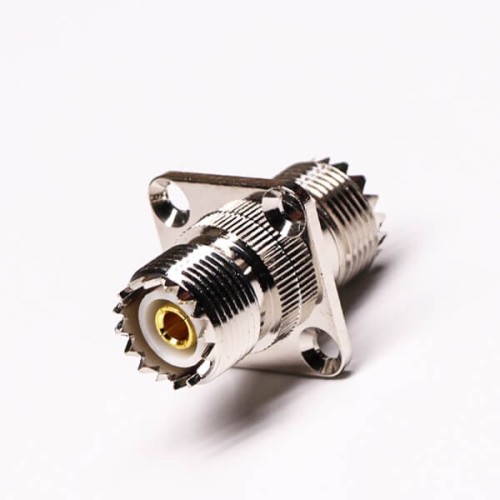 20pcs UHF Female Flange Mount Straight Connector for Rear Bulkhead 20pcs UHF Female Flange Mount Straight Connector for Rear Bulkhead