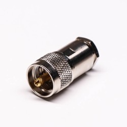 20pcs UHF Male Coaxial Connector Straight Clamp Type for Cable