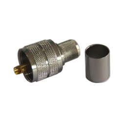 20pcs UHF Male Connector PL 259 Crimp Type for RG58, LMR300